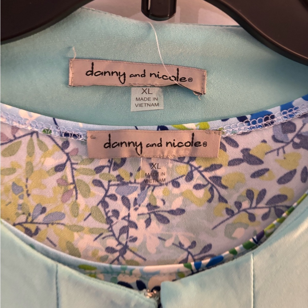 Danny & Nicole Two-Piece Floral Dress & Jacket Set Sz XL NWT - Picture 8 of 10